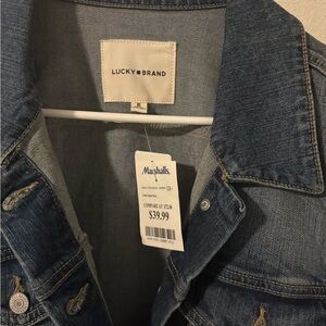 XL Lucky Brand Classic Blue Denim Jacket